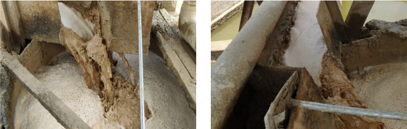 (圖:洗沙泥漿消泡劑產品應用)